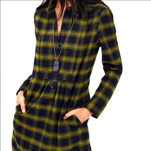 Banana Republic Plaid Flannel Dress